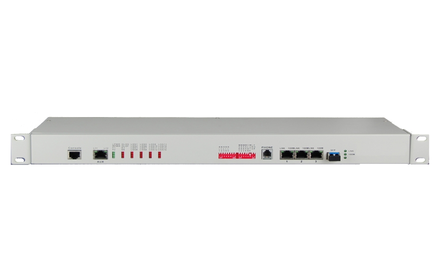 飞畅科技-16E1+3GE+1FX 1+1光备份  PDH光端机