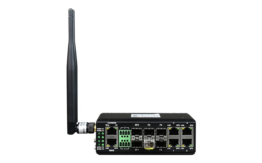 飞畅科技-光纤-wifi备份型 4百兆电口+4百兆光