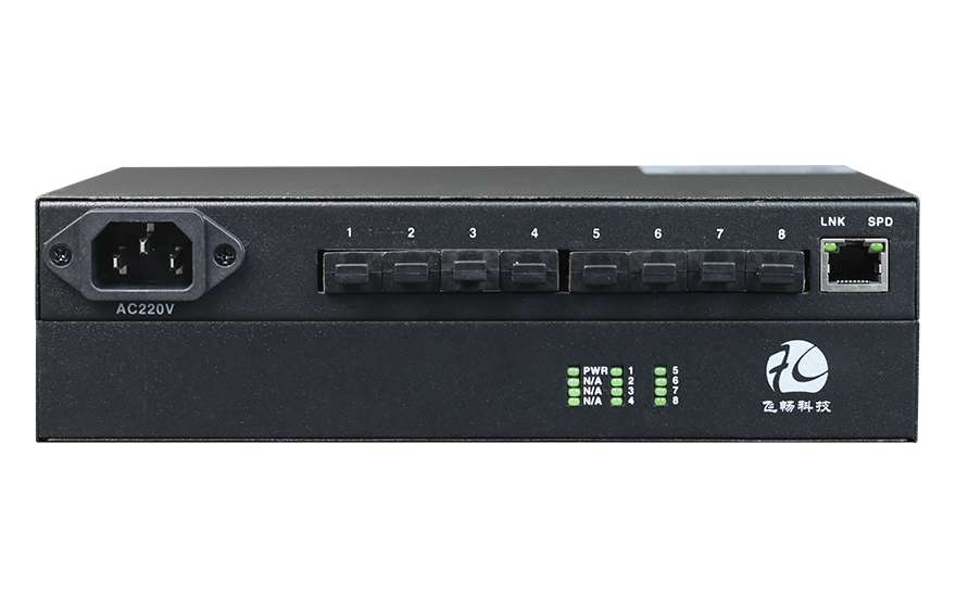 飞畅科技-8路千兆光口+1路千兆电口 网络光端机