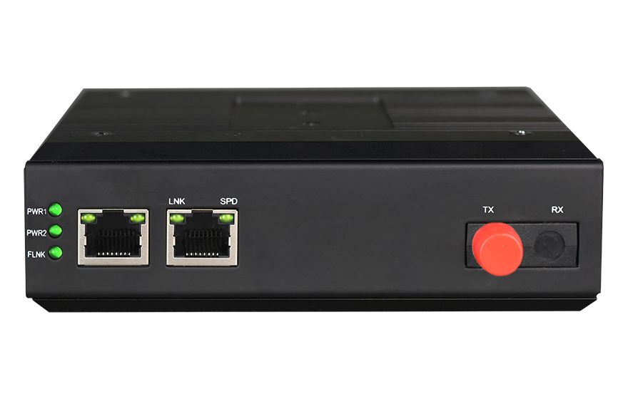工业级光纤收发器怎么连接?