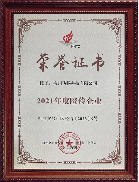 飞畅科技-<b>年度瞪羚企业</b>
