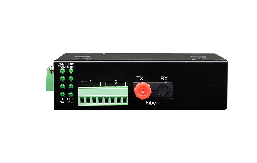 飞畅科技-桌面式1路RS485+1路RS232光猫 光端机