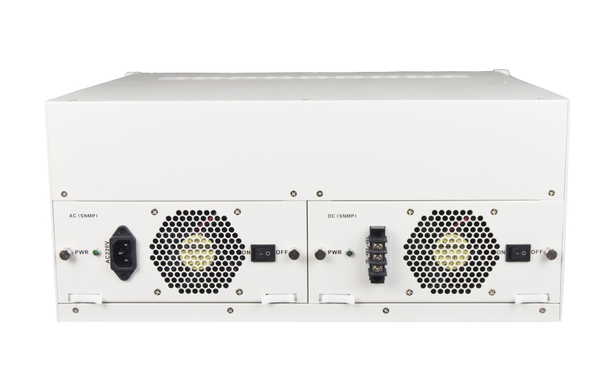 飞畅科技-4U网管型32个光方向百兆光纤收发器机框