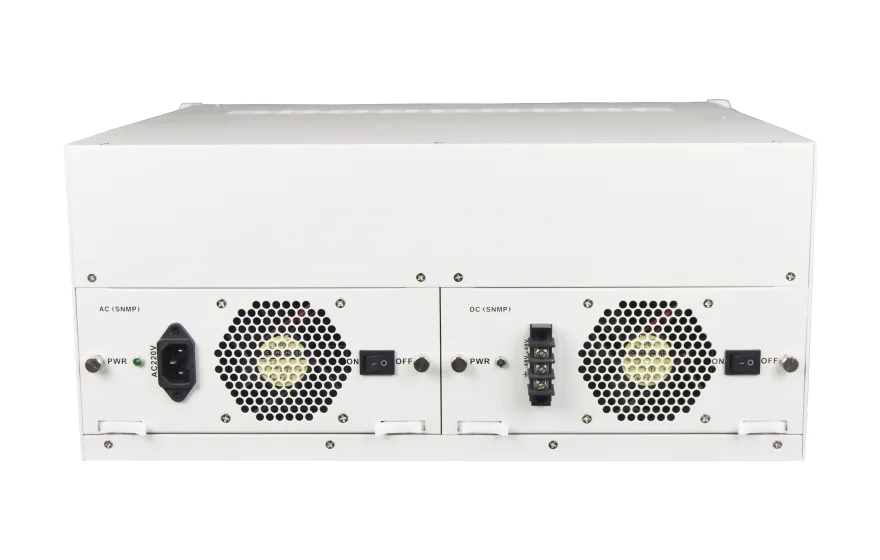 飞畅科技-4U网管型32个光方向百兆光纤收发器机框