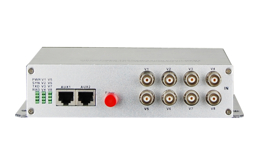 飞畅科技-4路双向视频综合复用光端机