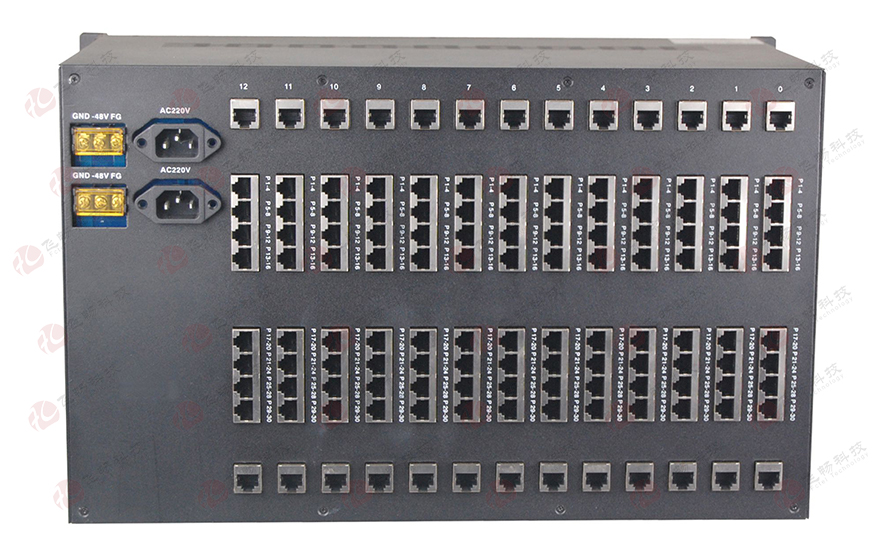 飞畅科技-E1  PCM  复用集中式机框(4U/6U)