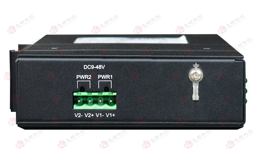 飞畅科技-工业轨式5口百兆交换机