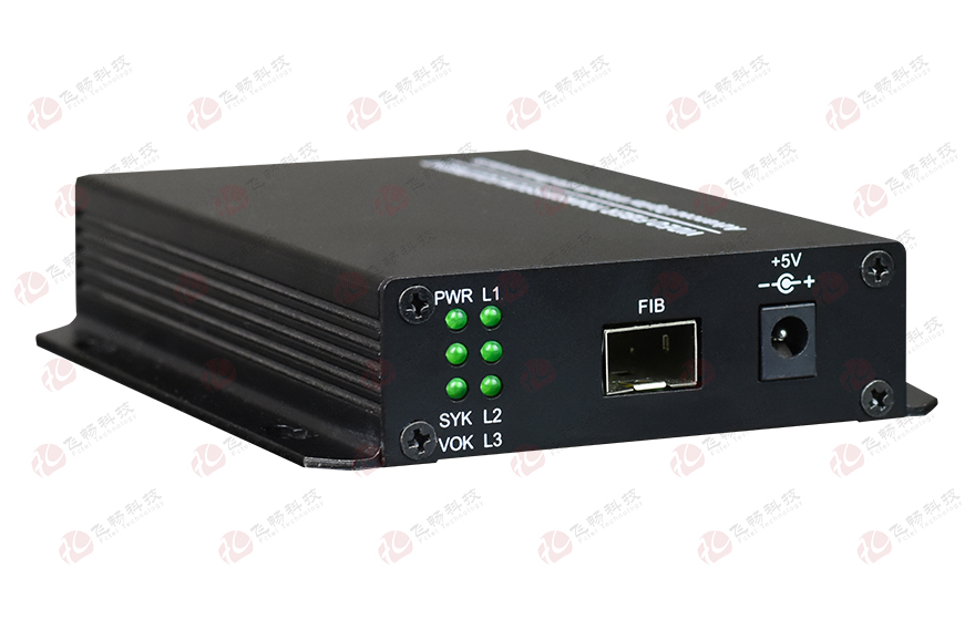 飞畅科技-1路 非压缩 4K DVI 光端机