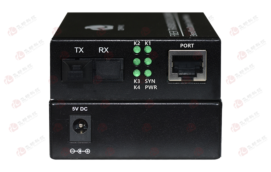 飞畅科技-袖珍型1-4路单向/2路双向开关量光端机