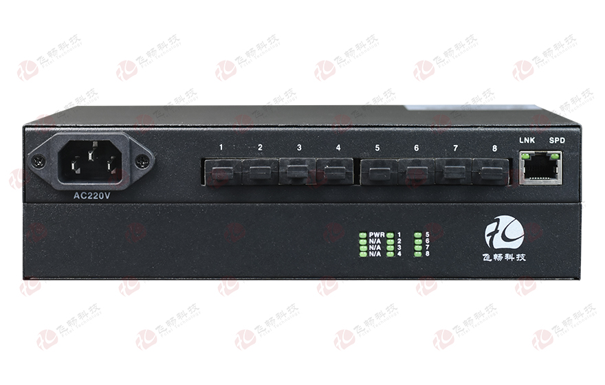 飞畅科技-8路千兆光口+1路千兆电口 网络光端机