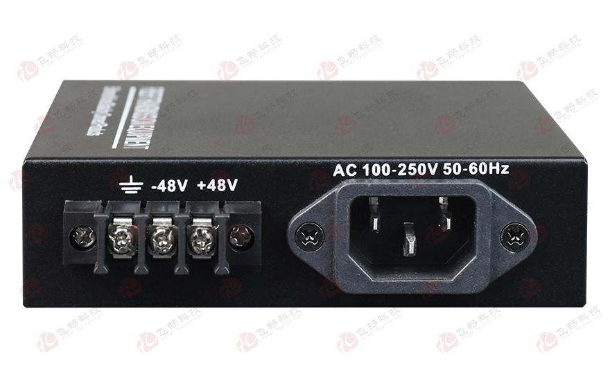 飞畅科技-1-2路千兆 POE供电 光纤收发器AF/AT