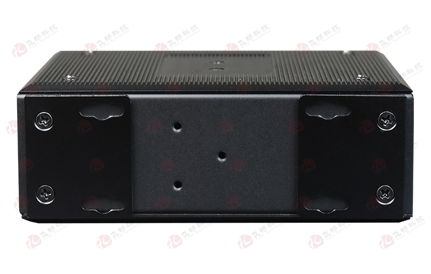 飞畅科技-网管型 6千兆电+2路千兆Comb口+2路万兆光 工业轨式环网交换机