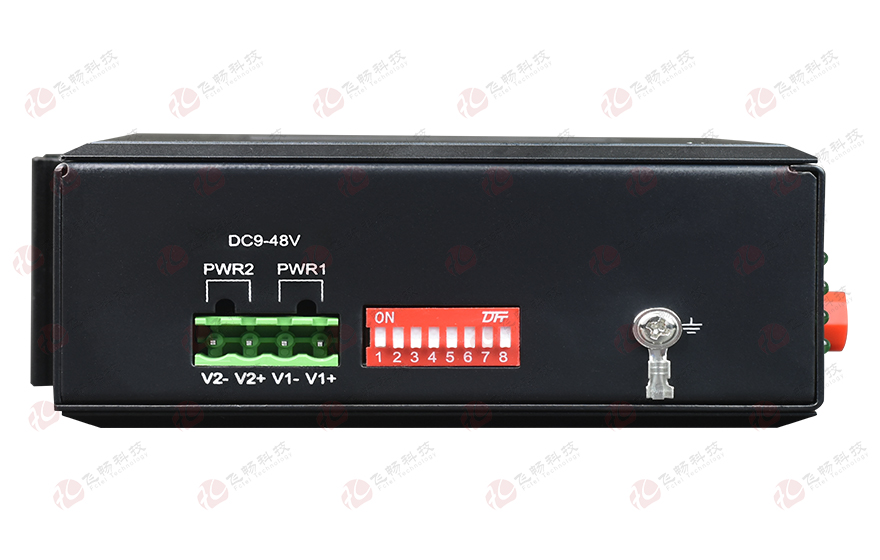 飞畅科技-工业轨式 千兆1光5电 POE++ 交换机