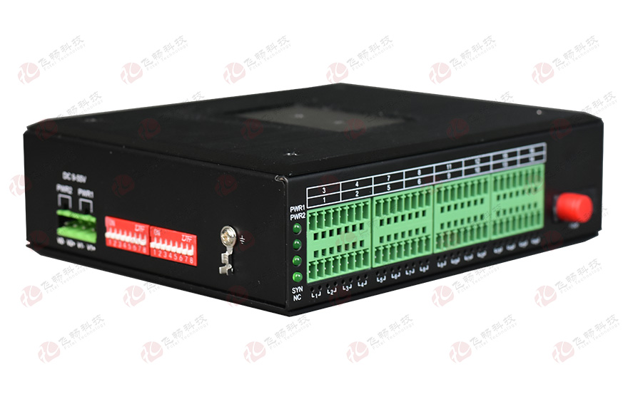 飞畅科技-1-16路工业轨式串口光猫