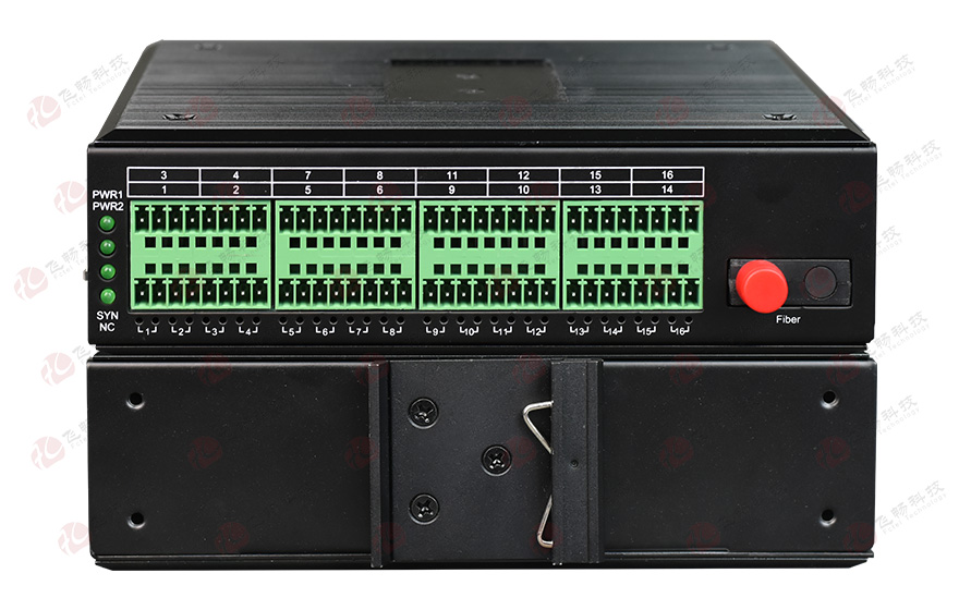 飞畅科技-1-16路工业轨式串口光猫