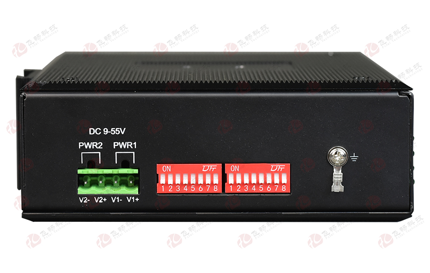 飞畅科技-工业轨式 16路RS485集线器