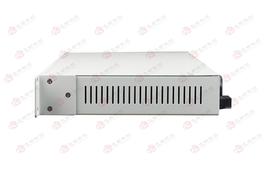 飞畅科技-32路电话+8E1+4GE+4路串口 电话光端机(19英寸1U)