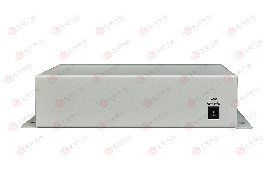 飞畅科技-桌面式4路3G HD-SDI视频+2路千电+2路百电(物理隔离)+开关量+串口光端机