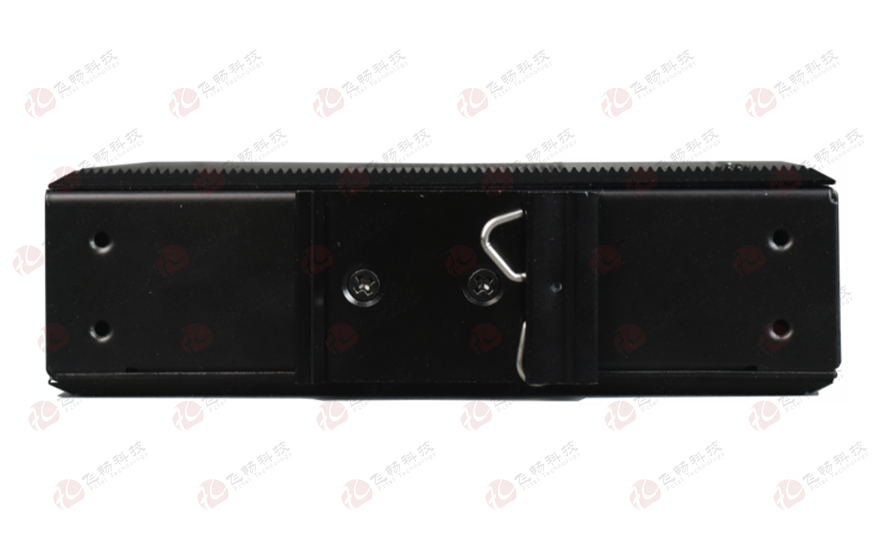 飞畅科技-工业轨式2路串口服务器(带1路光纤串口)