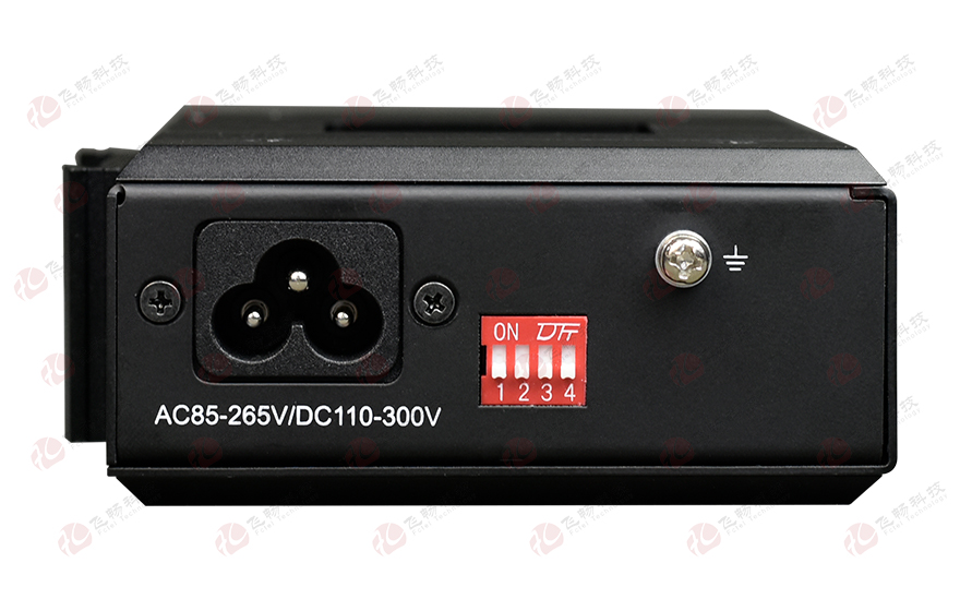 飞畅科技-mini工业轨式5路百兆电交换机