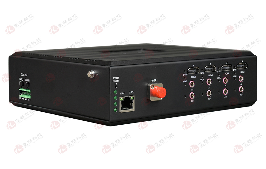 飞畅科技-4路2K HDMI + 1路千兆以太网 光端机