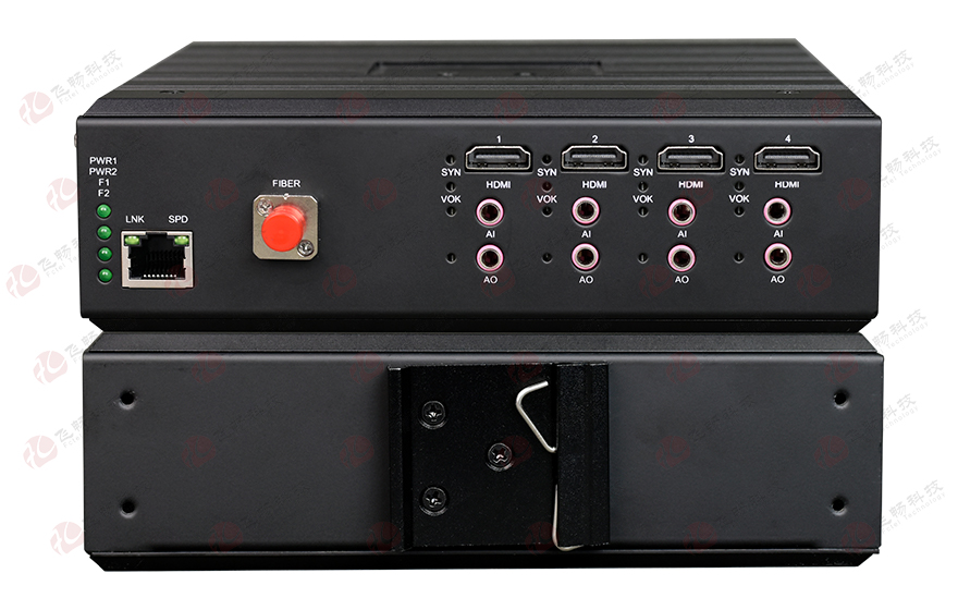 飞畅科技-4路2K HDMI + 1路千兆以太网 光端机