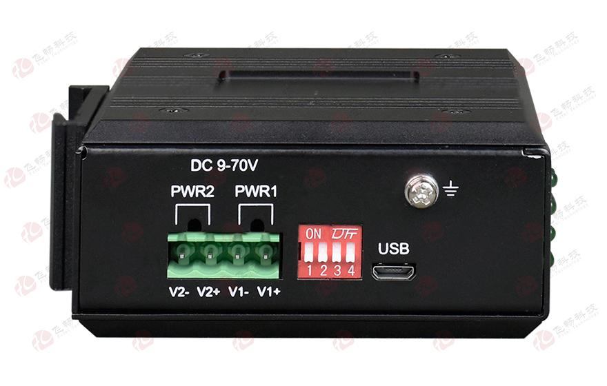 飞畅科技-工业轨式 1-8路4-20mA 模拟量 以太网服务器