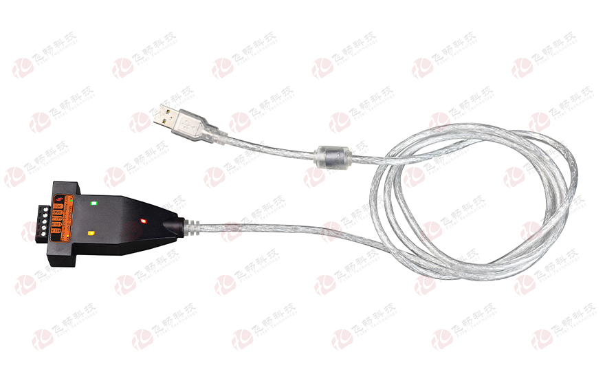 飞畅科技-工业级 6KV防雷型 USB转1路RS485转换器(带线)