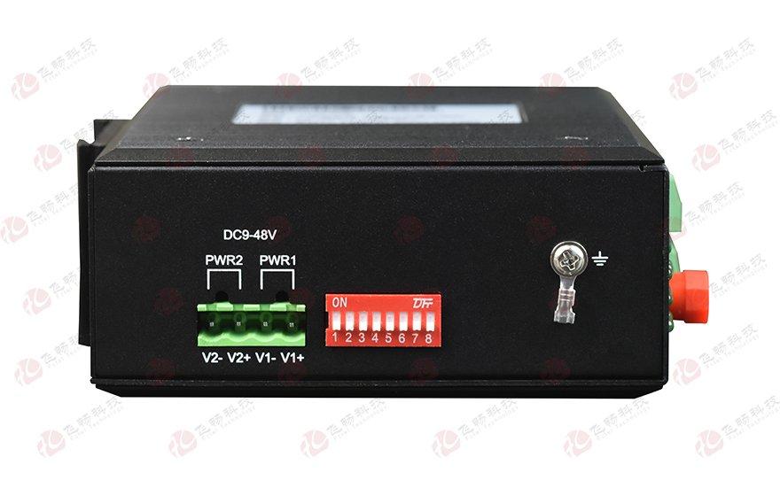 飞畅科技-工业轨式1-4路SSI编码器接口 光端机