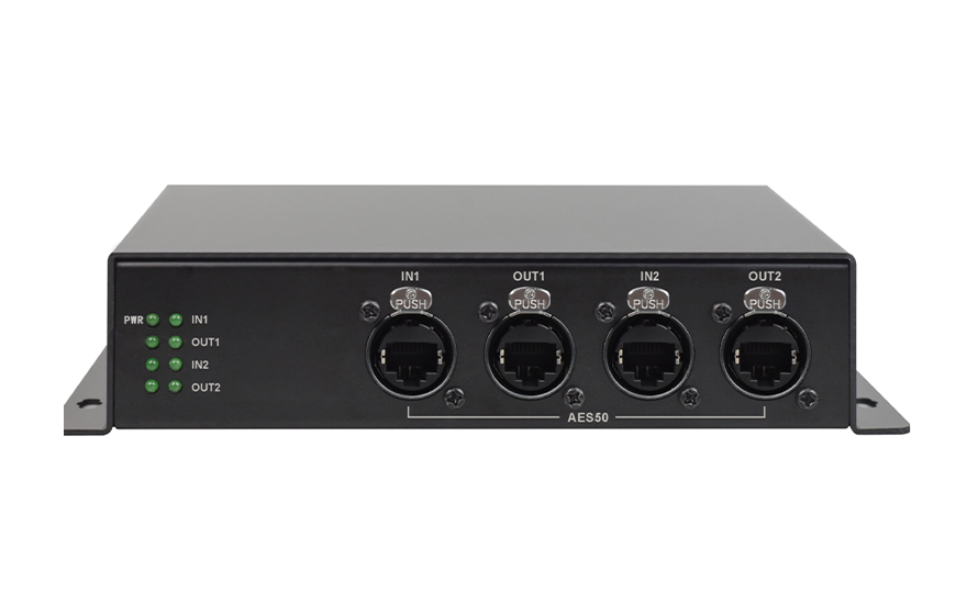 飞畅科技-2路AES50数字音频中继器