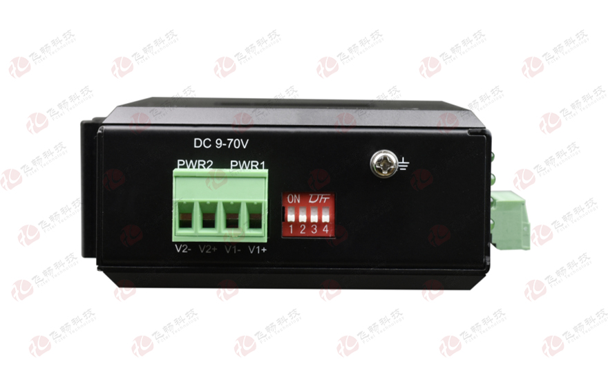 飞畅科技-工业轨式1路CAN总线+1路RS422/485/232串口 服务器