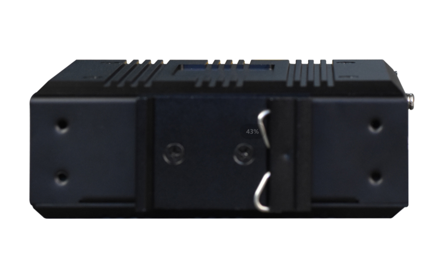 飞畅科技-工业轨式 4路模拟量+开关量+串口 混合光端机 （带断纤保持功能）