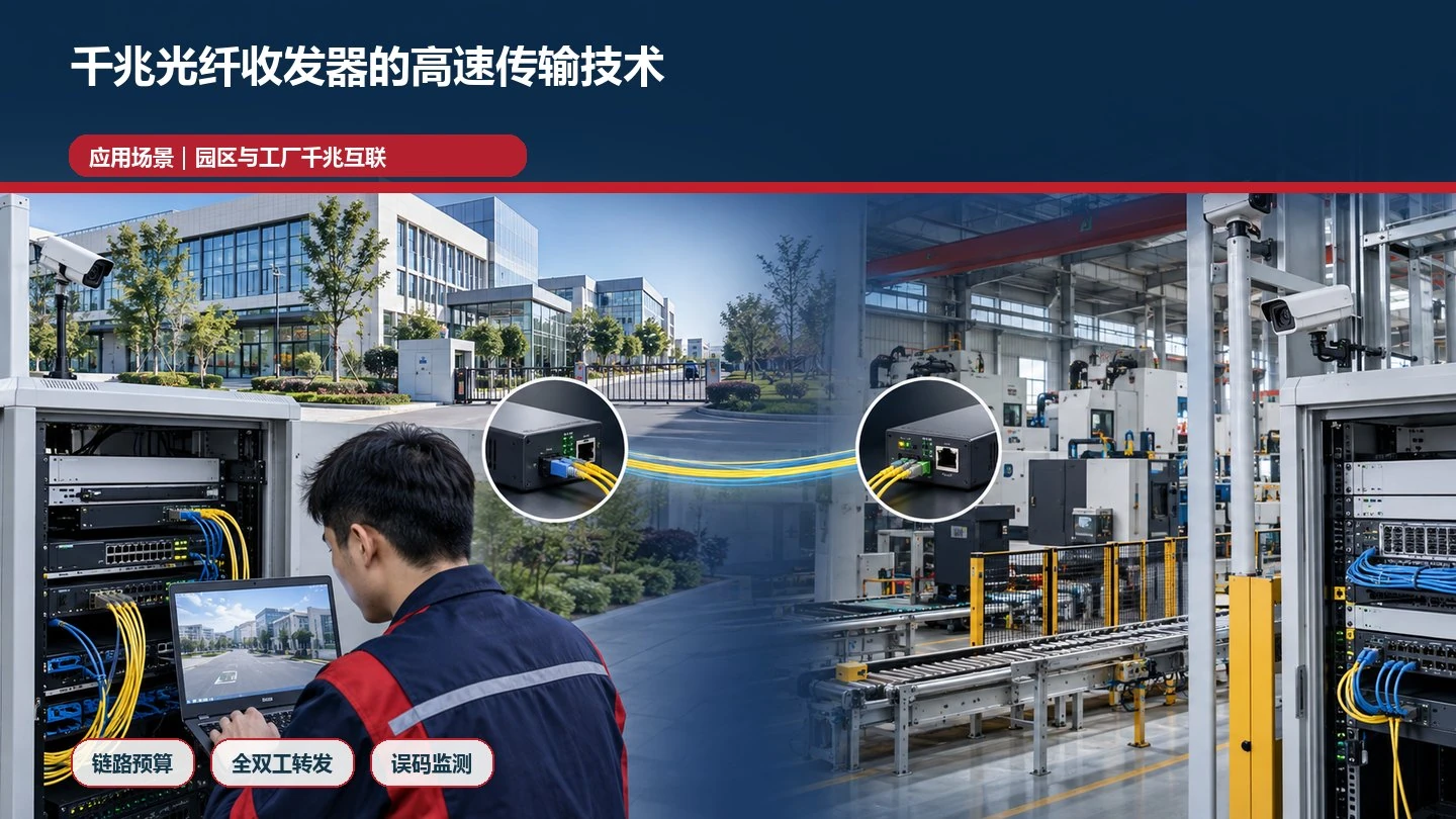 千兆光纤收发器的高速传输技术